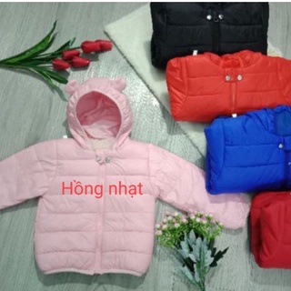 Áo phao tai gấu siêu nhẹ cho bé