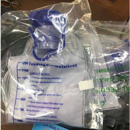 Túi thải độc cà phê/Túi cho ăn/Túi truyền súc ruột Tặng Kèm Dây ống truyền