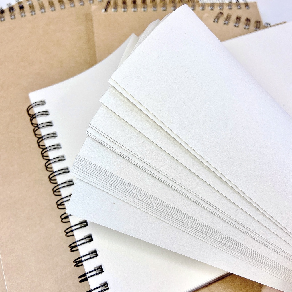 Sổ phác thảo Sketchbook - Sổ tay vẽ chì Ký Hoạ định lượng 120gsm A4 A5