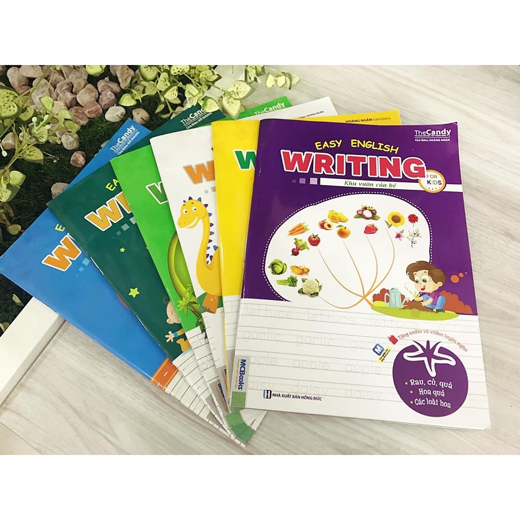Combo sách - Easy English Writing For Kid (Lẻ 6 cuốn tùy chọn)