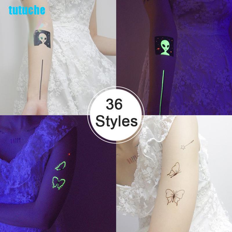 Hình dán hình xăm tạm thời phản quang chống nước độc đáo