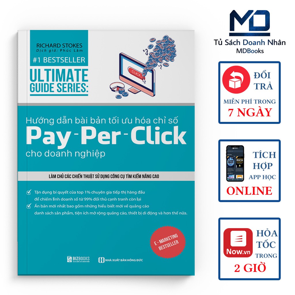 Sách - Ultimate Guide Series - Hướng Dẫn Bài Bản Tối Ưu Hóa Chỉ Số Pay - Per - Click Cho Doanh Nghiệp