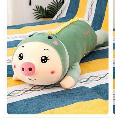 Gấu Nhồi Bông Heo Biến Hình Siêu Cute-Siêu Mềm Heo Size Lớn