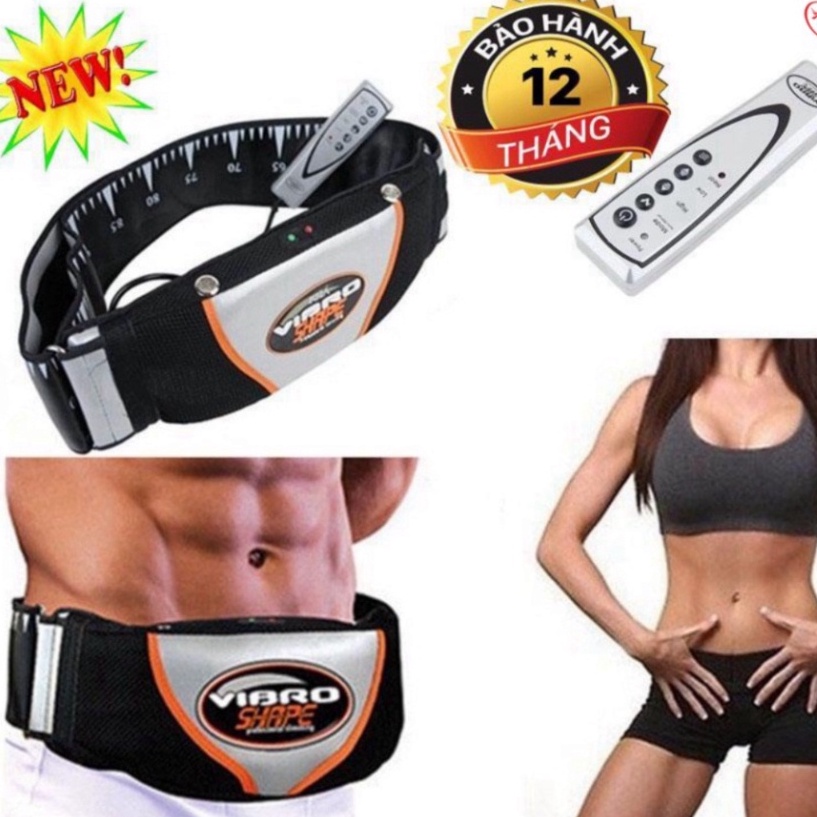 Đai Massage Giảm Mỡ Bụng, Máy Rung Giảm Mỡ Toàn Thân Hiệu Quả Bảo Hành 6 Tháng