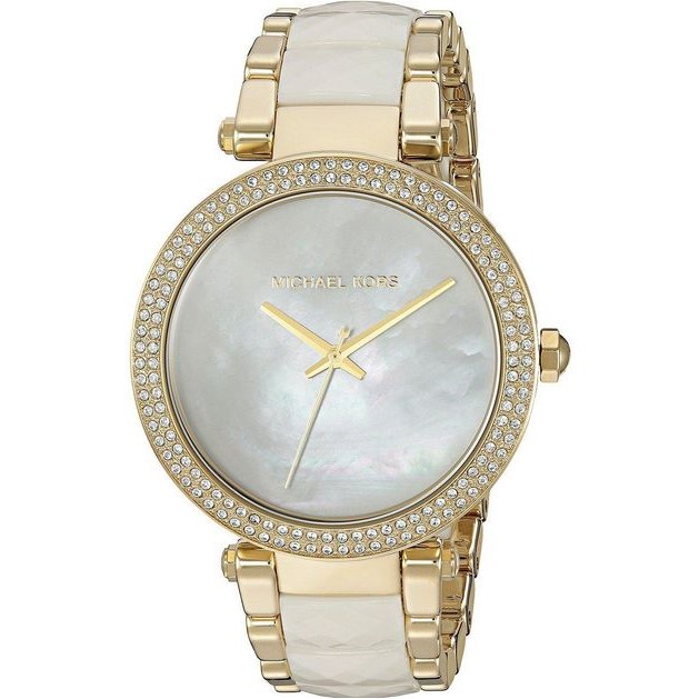 Đồng Hồ Nữ Michael Kors MK6400 Mặt Xà Cừ Vỏ Gold Size 39mm
