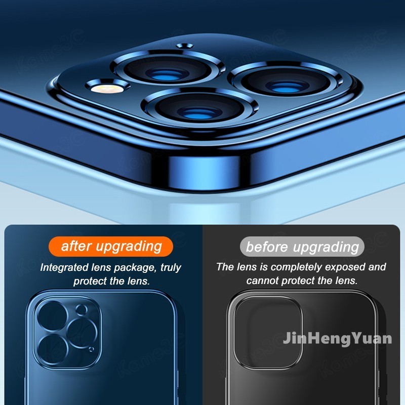 Ốp điện thoại trong suốt khung vuông cổ điển cho iPhone X XR XS MAX 6 7 8 Plus 12mini 11 12 Pro Max SE 2020 | BigBuy360 - bigbuy360.vn