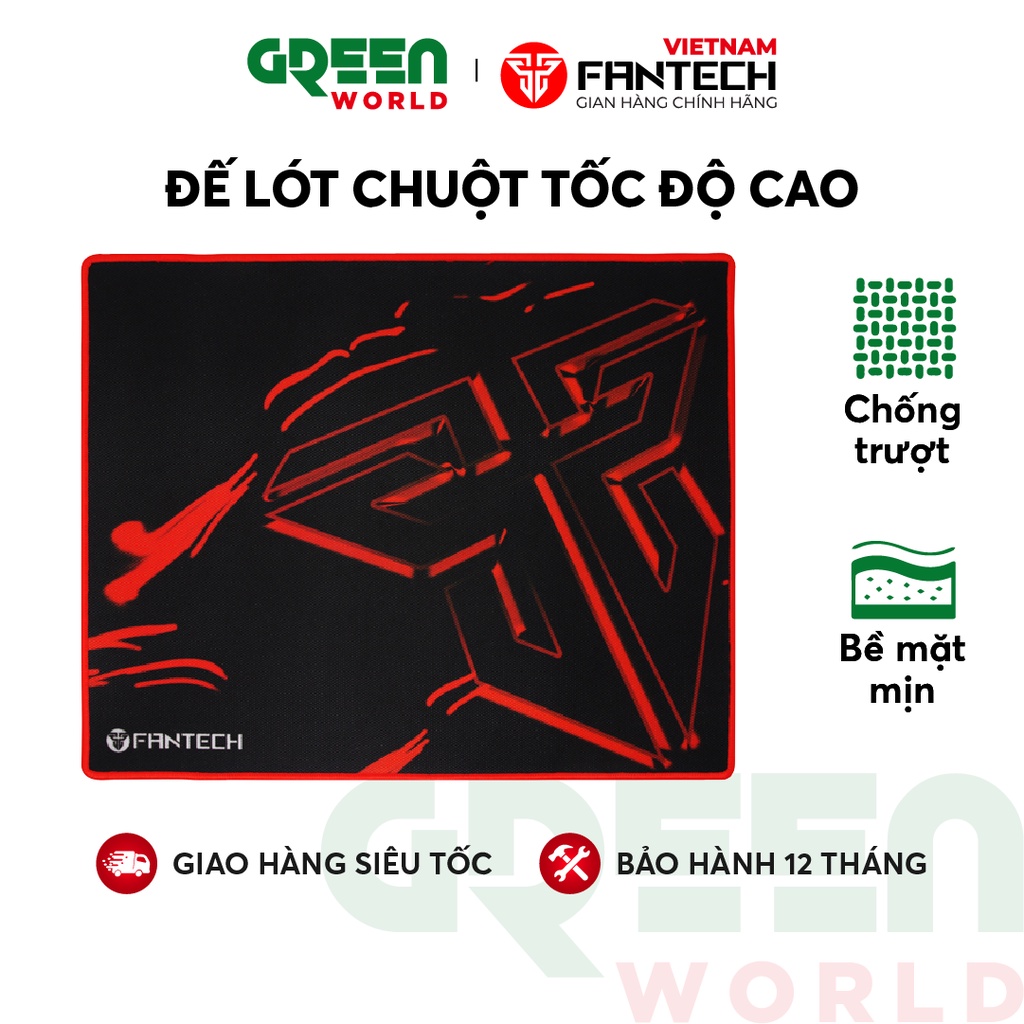 Đế lót di chuột tốc độ cao dùng cho game thủ và văn phòng - Fantech MP25 MP35 MP44 MP64 MP80