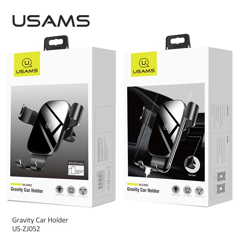 USAMS Us-Zj052 IPHONE SAMSUNG IPHONE OPPO SAMSUNG HUAWEI VIVO XIAOMI Giá Đỡ Điện Thoại Trên Xe Ô Tô