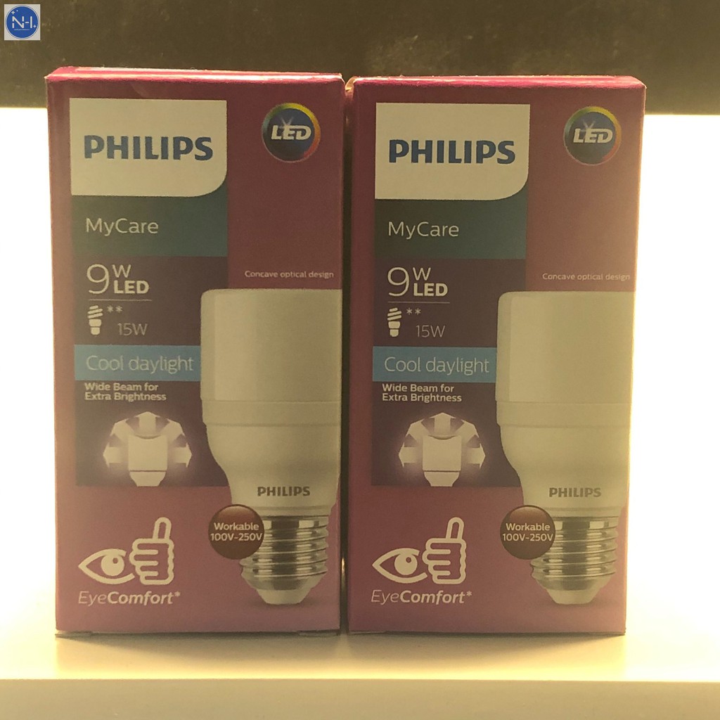 Bóng Đèn LEDBright PHILIPS 9W Lumen 900 E27 Ánh Sáng Trắng/Vàng Bảo Hành 2 Năm (1 Đổi 1)