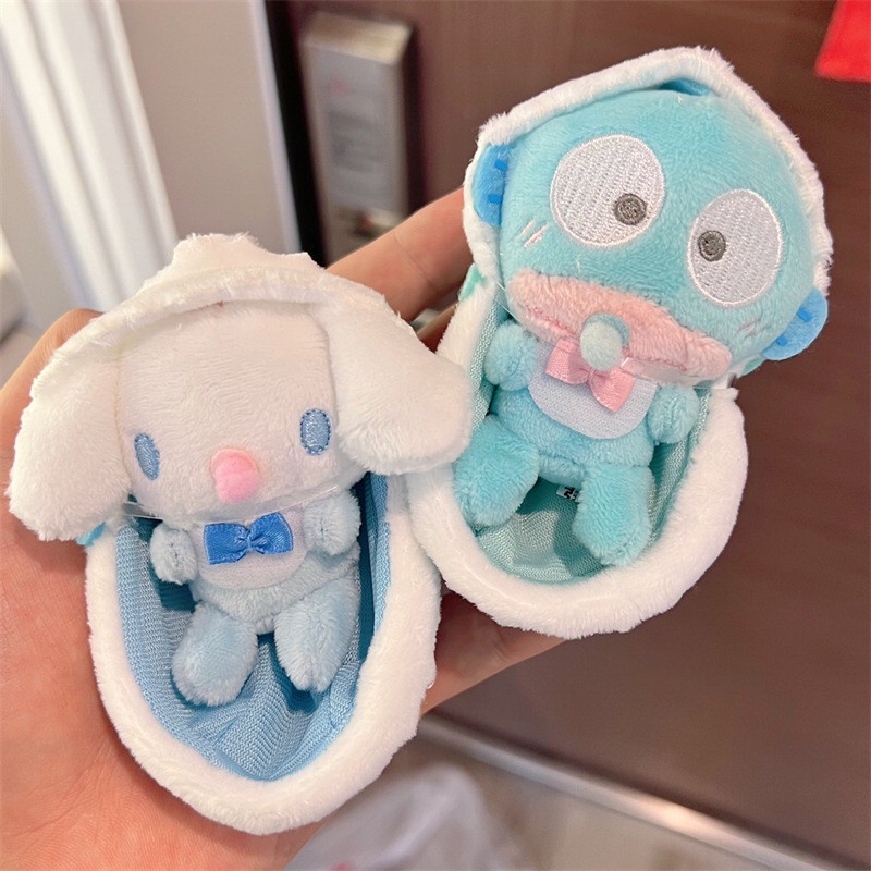 SANRIO Móc Khóa Hình Cinnamoroll My Melody Kuromi Nhồi Bông Dễ Thương