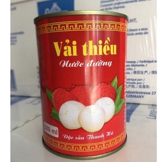 Vải đóng hộp thanh hà 565gr