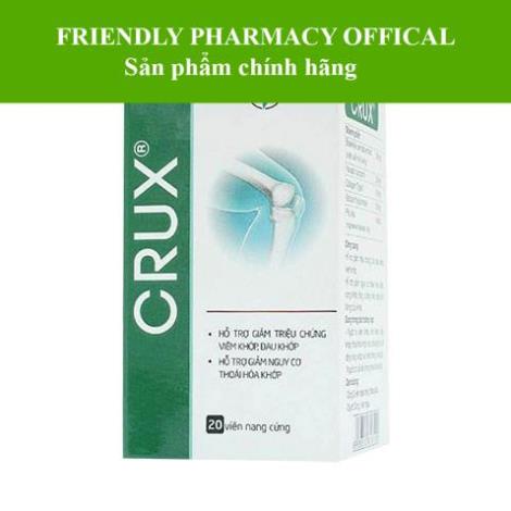 Crux – Viên uống hỗ trợ điều trị viêm khớp (Hộp 20 viên)