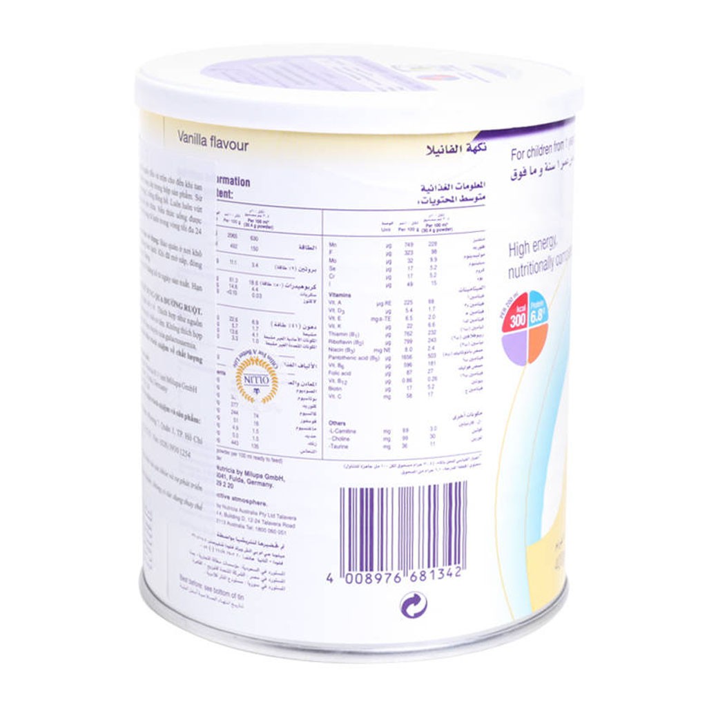 [CHÍNH HÃNG] Sữa Bột Nutricia NutriniDrink Hương Vanilla Hộp 400g