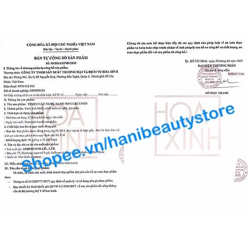 Tinh nghệ Nano 365 Curcumin Premium Hàn Quốc mẫu mới nhất | Thế Giới Skin Care