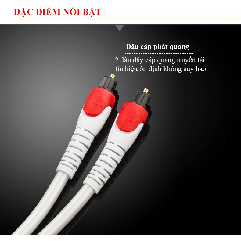 Dây cáp quang Optical JSJ G62 dài 1m - 3m áp dụng công nghệ giúp cải thiện đường truyền cáp quang không bị suy hao