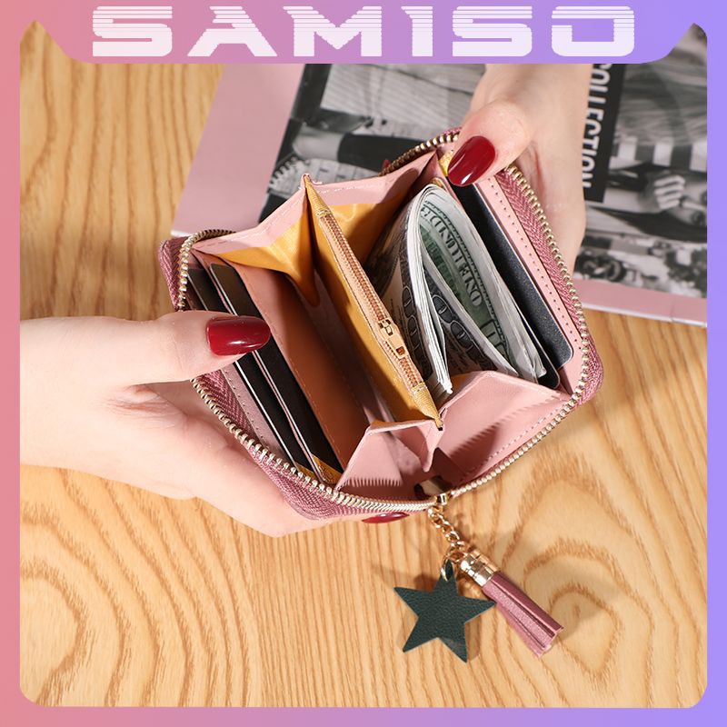 Ví nữ mini cao cấp ngắn cute nhỏ gọn bỏ túi thời trang giá rẻ NG20 | BigBuy360 - bigbuy360.vn