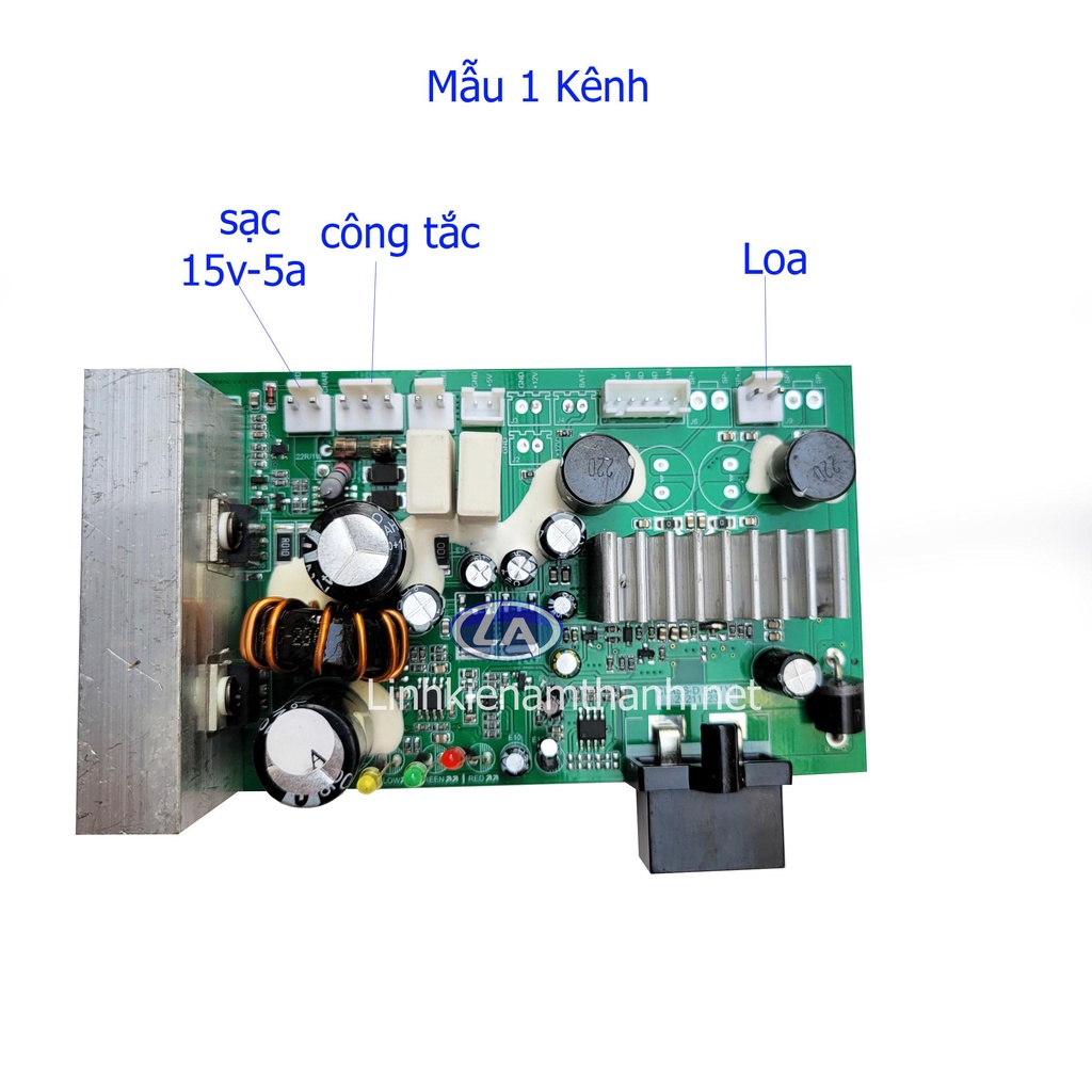 Mạch Công Suất Loa Kéo 12V 1 Loa 2 Loa
