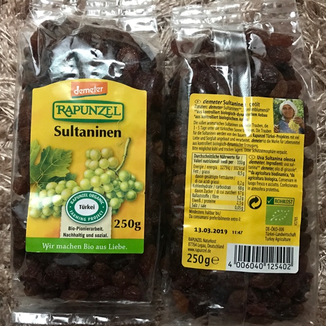 NHO KHÔ HỮU CƠ RAPUNZEL