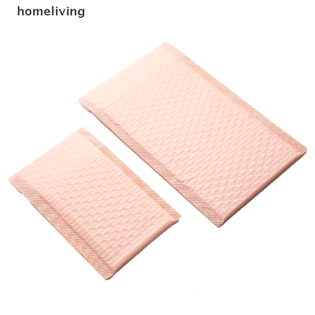 10 Cái phong bì đóng gói bong bóng màu hồng trọng lượng nhẹ tự dán đóng để đồ vật vận chuyển