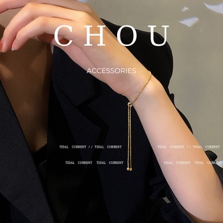 Lắc Tay Dây Rút Trơn Basic | CHOU ACCESSORIES |