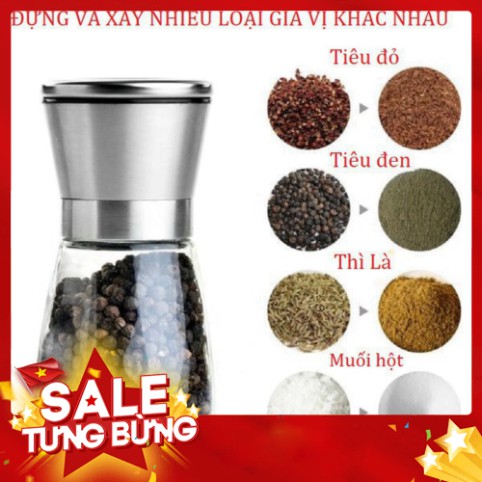 [FREE SHIP] 💥Ở ĐÂU RẺ - TÔI RẺ HƠN💥 Dụng cụ xay tiêu inox sang trọng 💥 SIÊU HOT💥