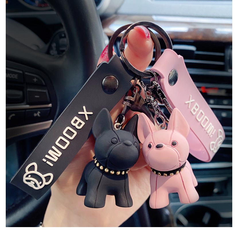 🐶 Móc khoá chó Pug 🐶 trang trí điện thoại, airpod, chìa khoá