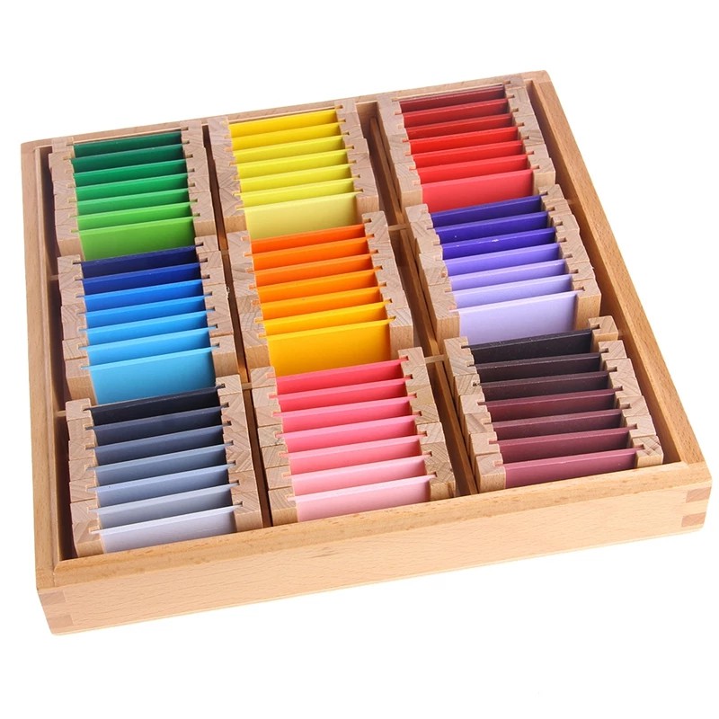 Giáo cụ Montessori - Bảng màu số 3