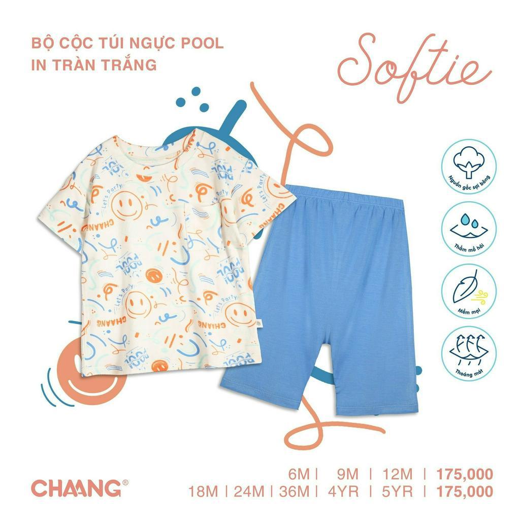 Bộ Cộc Túi Ngực Pool Cho Bé CHAANG SS23D4