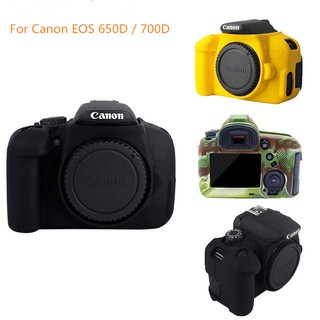Vỏ Bảo Vệ Bằng Silicon Mềm Cho Canon Eos 650D / 700D