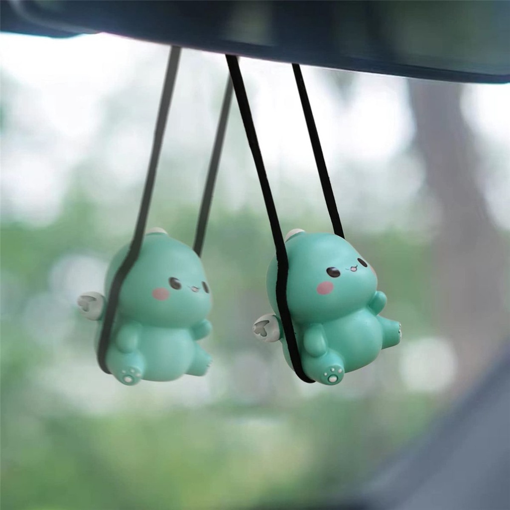 Phụ Kiện Trang Trí Xe Hơi Hình Khủng Long Dễ Thương Bắt Mắt