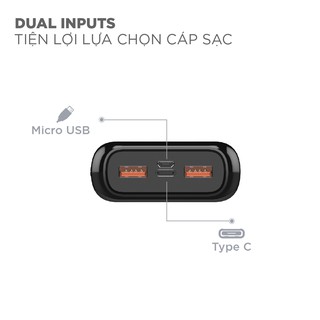 Sạc dự phòng Energizer UE20011C 20000mAh