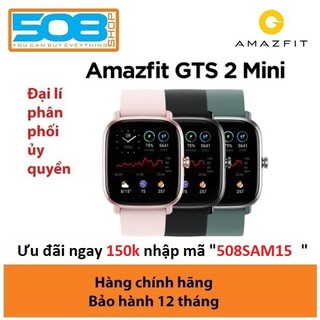 Đồng hồ Amazfit GTS 2 Mini, Đồng hồ thông minh Amazfit GTS 2 mini- Bản quốc tế - Bảo hành 12 tháng Digiworld