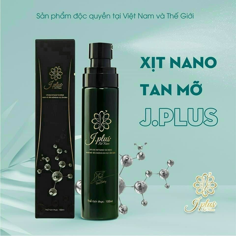 Xịt Nano tan Mỡ J.Plus (MUA 1 CHAI TẶNG ĐAI NỊT BỤNG) Giảm Cân CÔNG NGHỆ Hàn Quốc