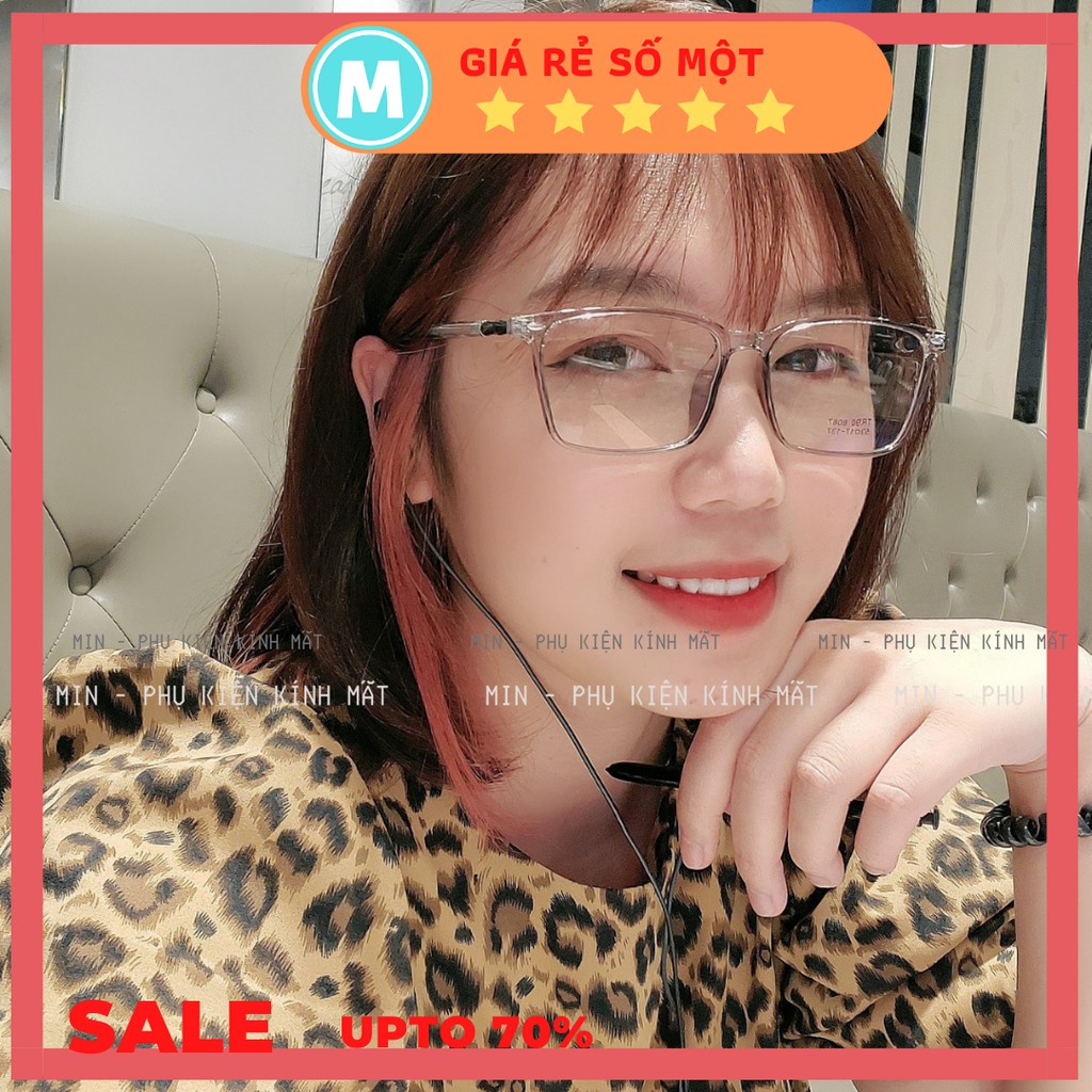 Gọng Kính Cận Nhựa Dẻo Mắt nhỏ Nam Nữ Mineyewear - nhiều màu 8087