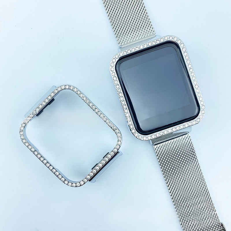 Ốp Bảo Vệ Bằng Thép Không Gỉ Chống Sốc Cho Đồng Hồ Xiaomi Redmi Watch 2 Lite 18mm