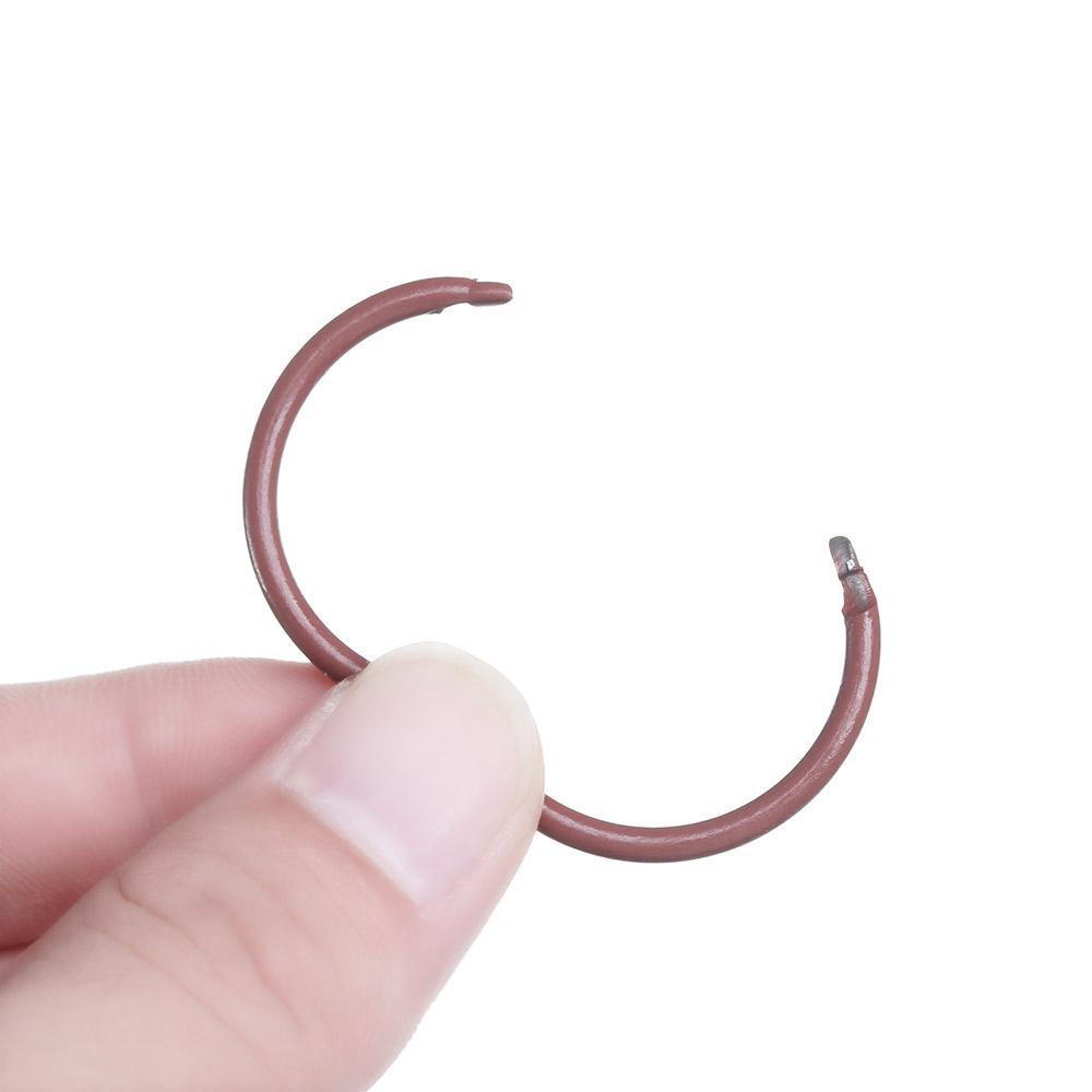 LANFY Set 10 Móc Khóa Kim Loại Hình Quyển Sách Tô Màu DIY