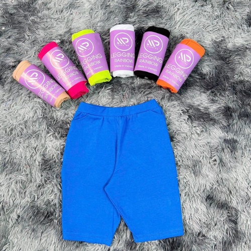 Quần legging lửng ngố biker nâng mông cotton co giãn 4 chiều nhiều màu có túi