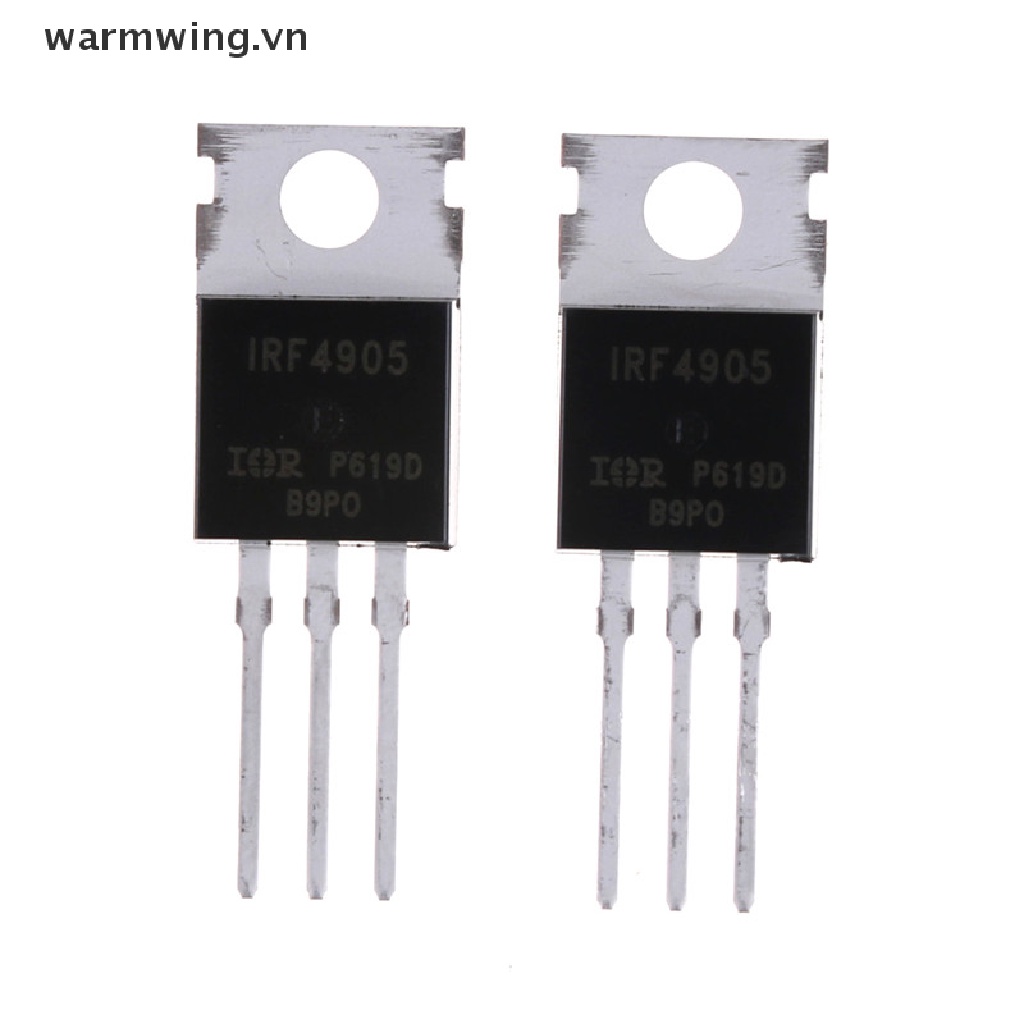 Bộ 10 Linh Kiện Điện Tử IRF4905 IRF4905PBF MOSFET 74A 55V Kênh P IR TO-22