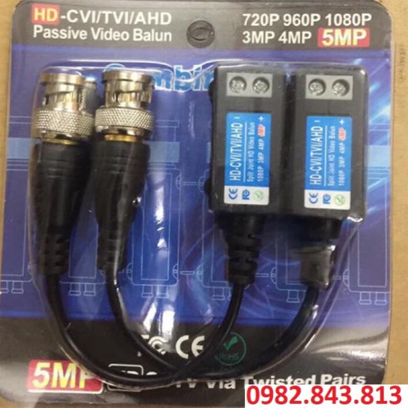 VIDEO BALUN 5MB VẶN ỐC chuyên camera. kéo dây xa