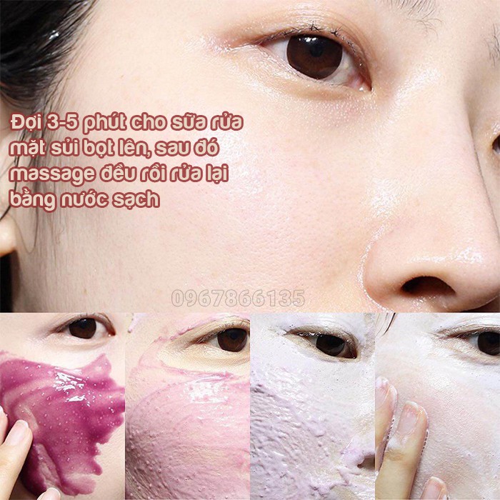 Sữa rửa mặt rau củ thải độc Super Vegitoks Cleanser bivibes Wonder Bath màu tím 200ml | BigBuy360 - bigbuy360.vn