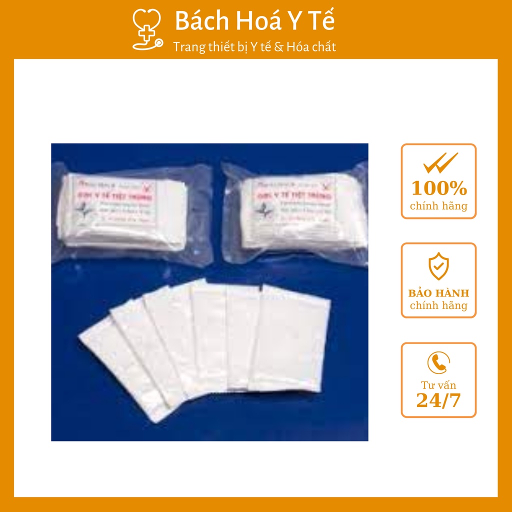 Gạc y tế tiệt trùng 5x6x12 lớp