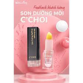 Son dưỡng môi vỏ đen Saffron C’Choi làm môi căng mọng , không thâm môi , dưỡng ẩm sâu