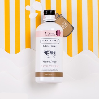 Kem Tắm Trắng Da Scentio Double Milk Triple White 350ml