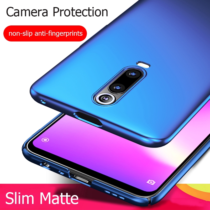 Ốp điện thoại cứng siêu mỏng kiểu dáng sang trọng cho Xiaomi Mi 9T Pro Redmi 7 Note 7S 7 K20 Pro