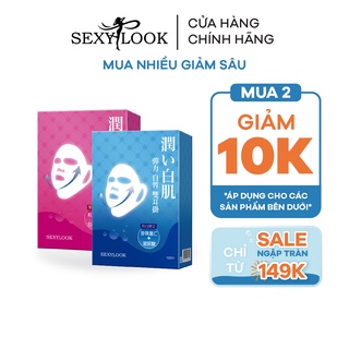 Combo 2 Hộp Mặt Nạ Nâng Cơ 360 V-line SEXYLOOK: 1 Hộp Mặt Nạ 360 Dưỡng Trắng + 1 Hộp Mặt Nạ 360 Căng Mịn Giảm Nhăn