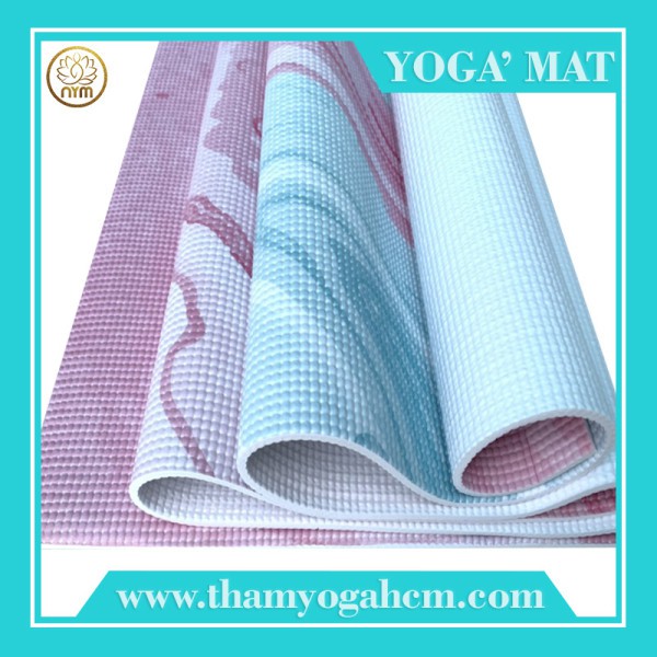 Thảm Yoga 3D Hoa Văn Mỹ Thuật 3mm - 5mm