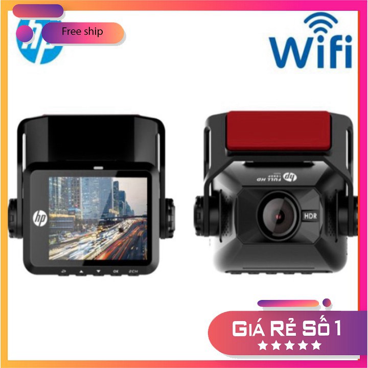 Camera hành trình dùng cho xe hơi, ô tô  cao cấp HP, Wifi, GPS, mã f650x B
