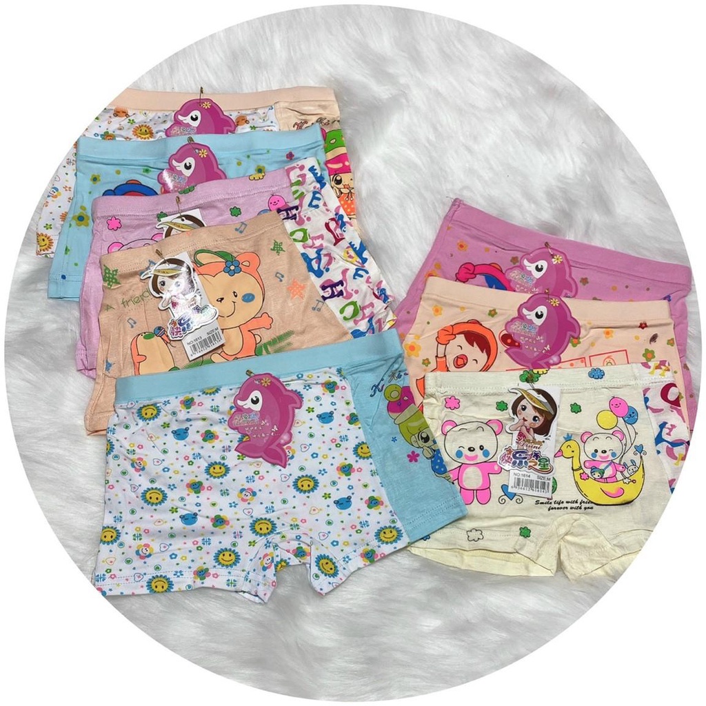 Quần chip đùi mặc váy bé gái cotton co giãn siêu đẹp - hàng nhập loại 1