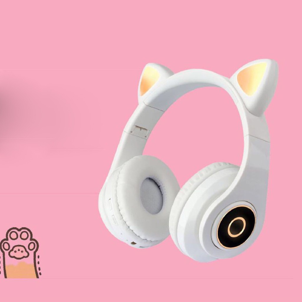 Tai Nghe Bluetooth 5.0 Không Dây Hình Tai Thỏ Có Mic | BigBuy360 - bigbuy360.vn