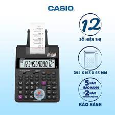 Máy tính CASIO HR 100RC tích hợp máy in hóa đơn mini hàng chính hãng bảo hành 7 năm NT Catel